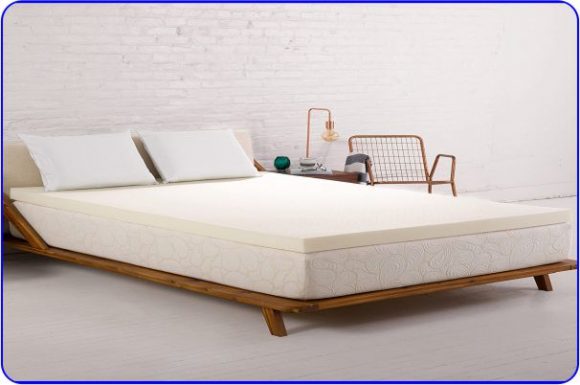 sleep joy visco2 ventilated memory foam mattress topper