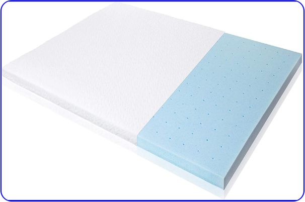isolus 2 ventilated memory foam mattress topper