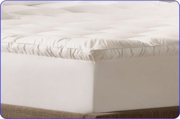 serta down illusion pillowtop mattress topper - queen